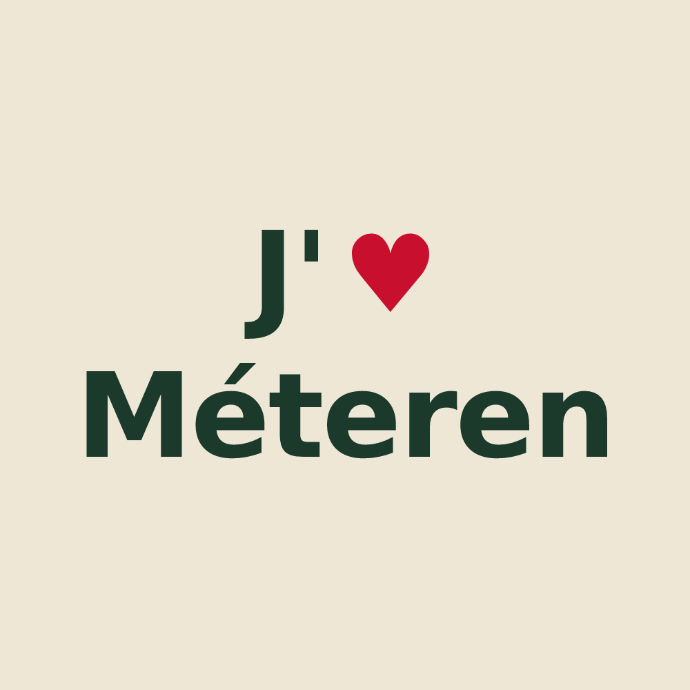 Tote bag personnalisé Méteren — design J'aime Méteren