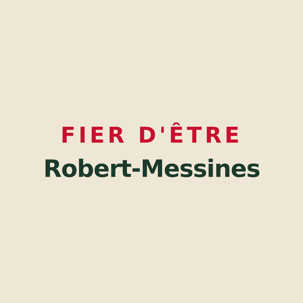 Tote bag « Fier d'être Robert-Messines » — design pour Metz-Robert