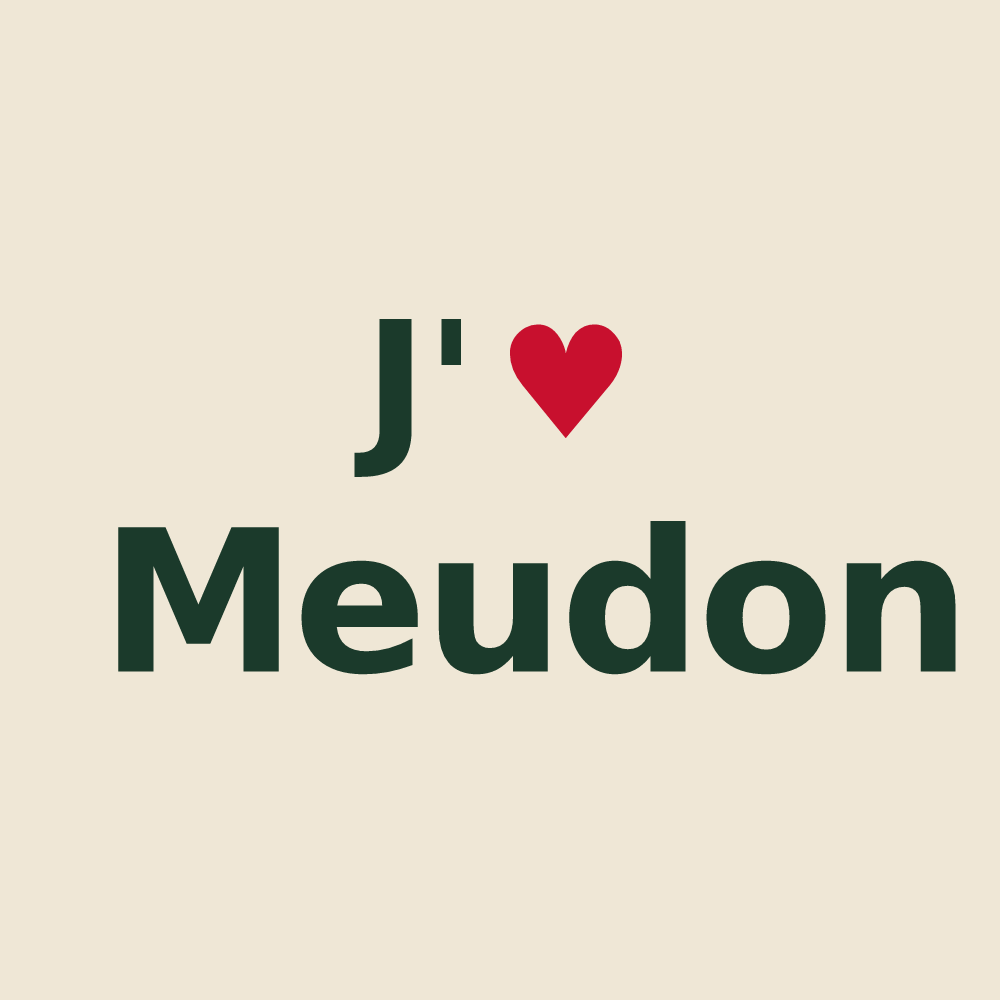 Tote bag personnalisé Meudon — design J'aime Meudon