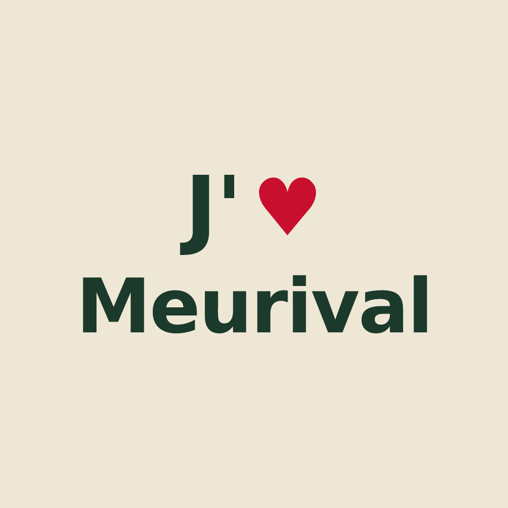 Tote bag personnalisé Meurival — design J'aime Meurival