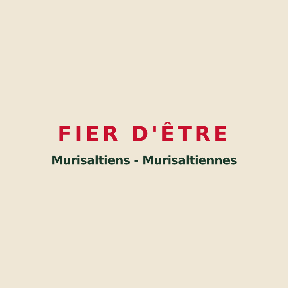 Tote bag « Fier d'être Murisaltiens - Murisaltiennes » — design pour Meursault