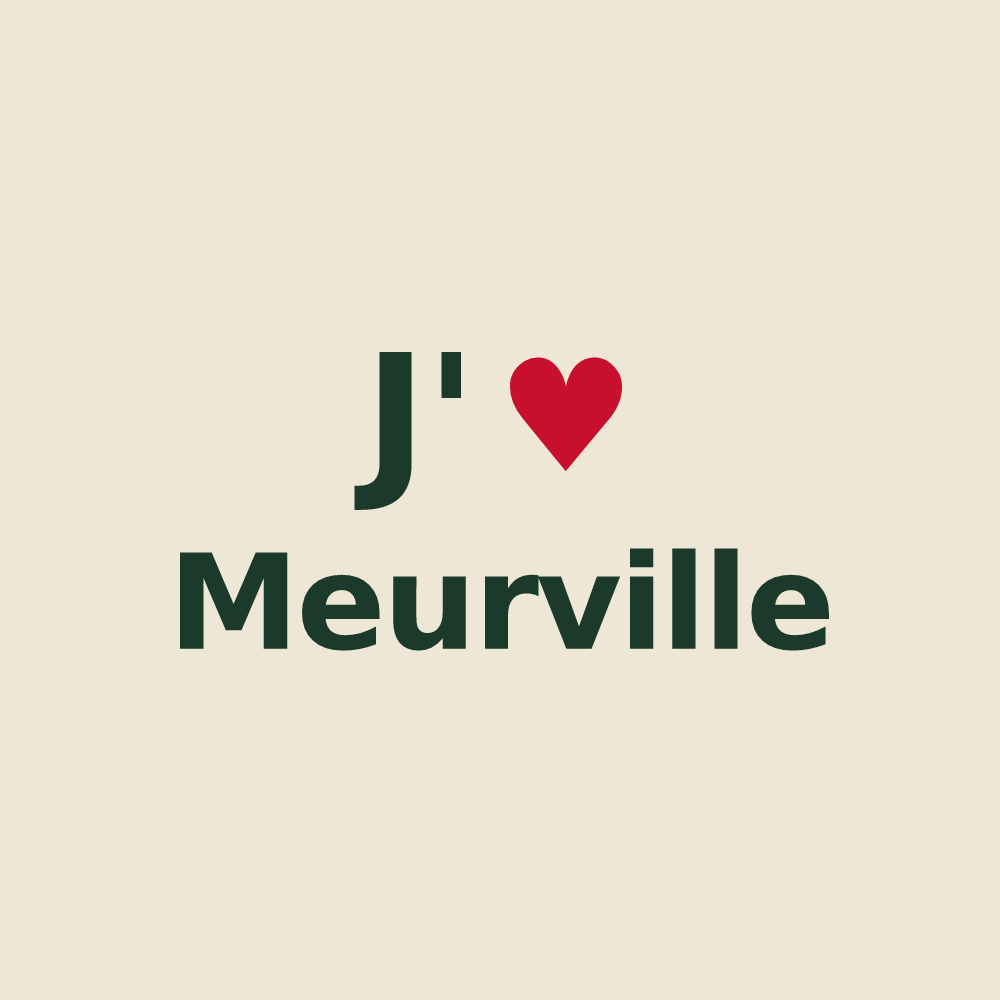 Tote bag personnalisé Meurville — design J'aime Meurville