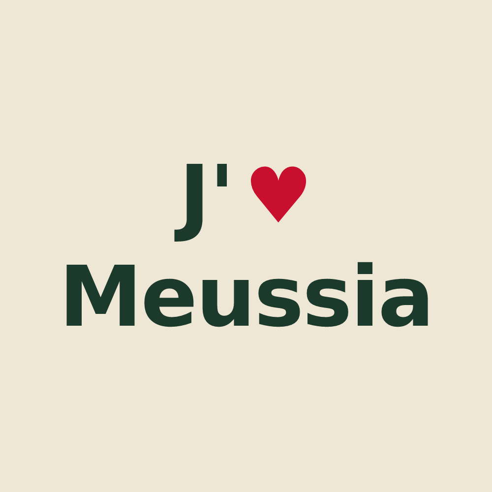Tote bag personnalisé Meussia — design J'aime Meussia