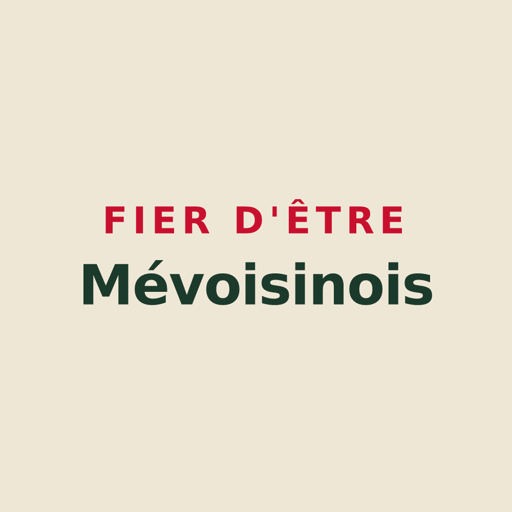 Tote bag « Fier d'être Mévoisinois » — design pour Mévoisins
