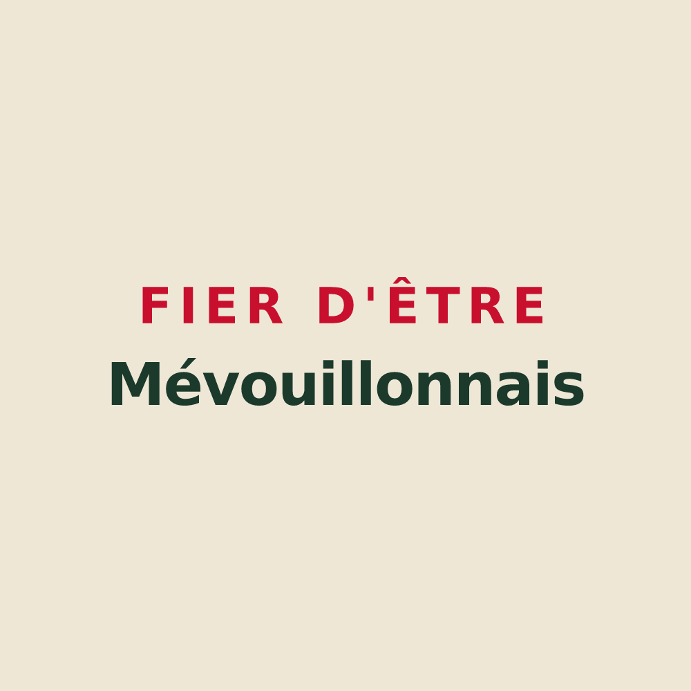Tote bag « Fier d'être Mévouillonnais » — design pour Mévouillon