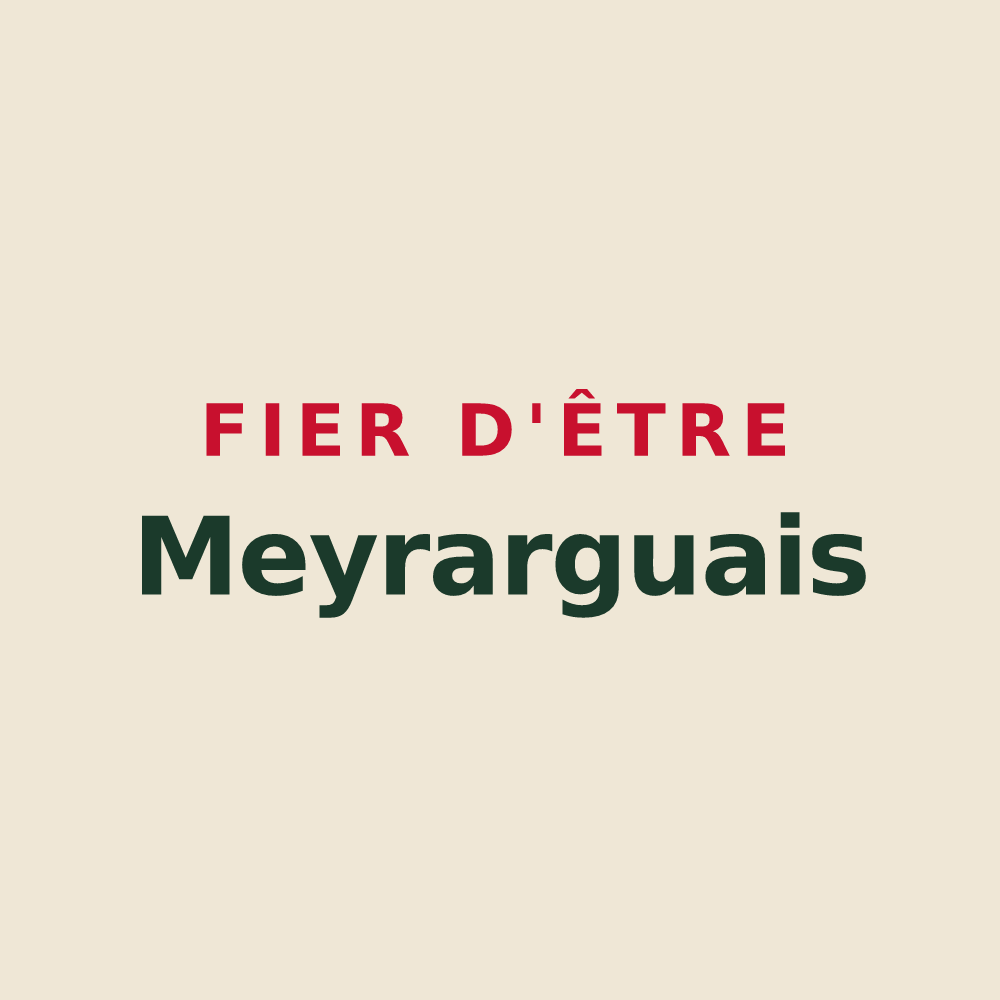 Tote bag « Fier d'être Meyrarguais » — design pour Meyrargues