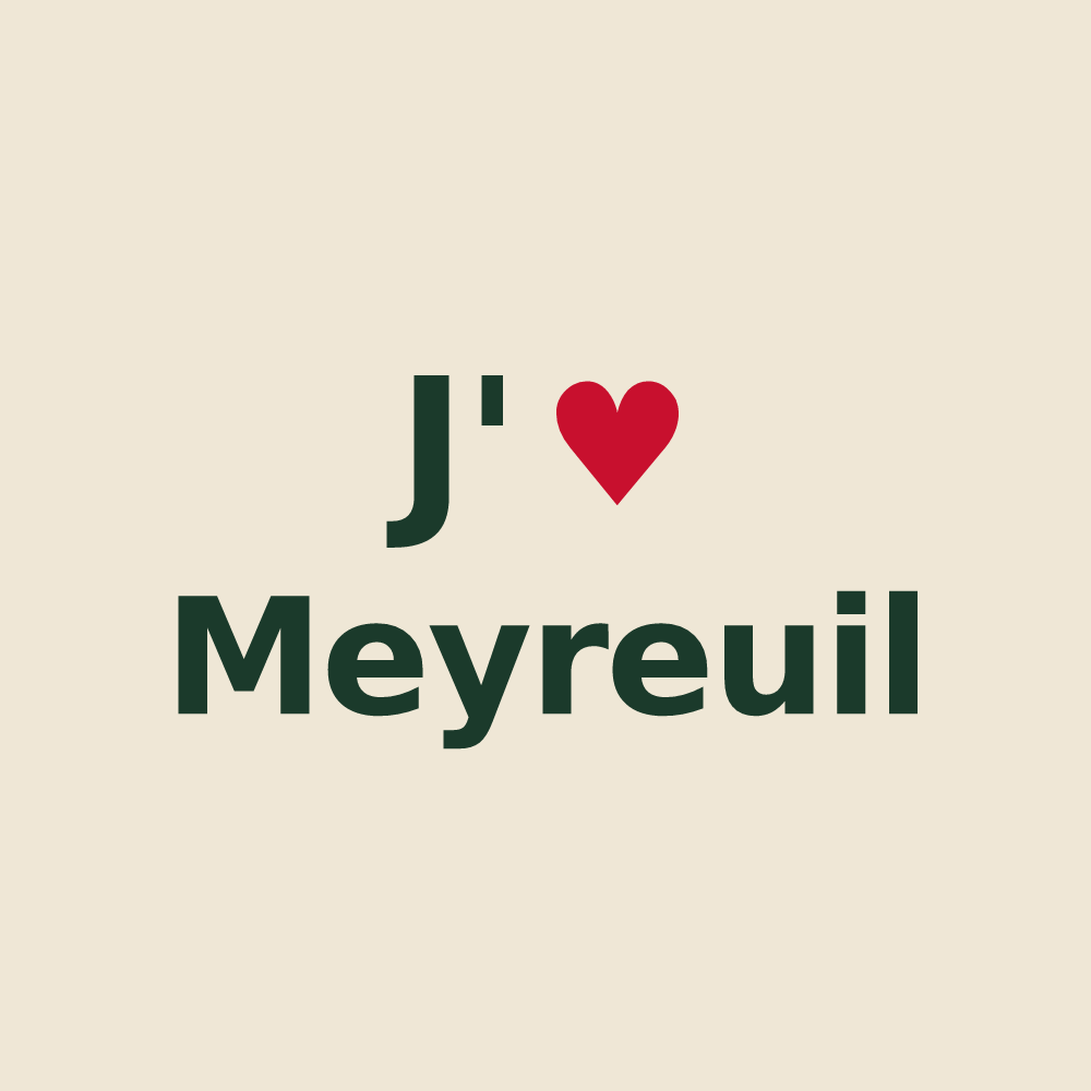 Tote bag personnalisé Meyreuil — design J'aime Meyreuil