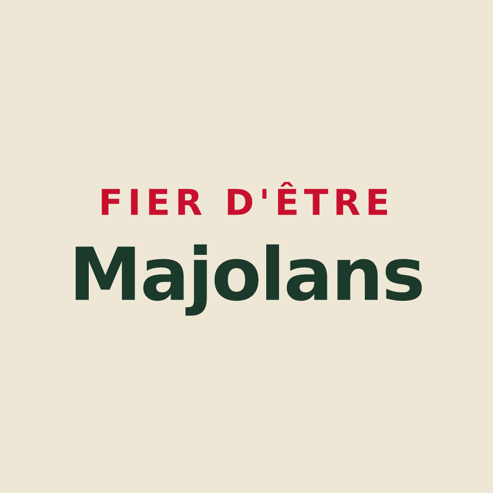 Tote bag « Fier d'être Majolans » — design pour Meyzieu