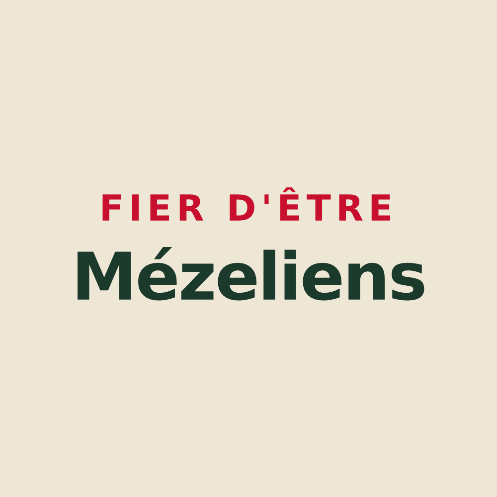 Tote bag « Fier d'être Mézeliens » — design pour Mézel