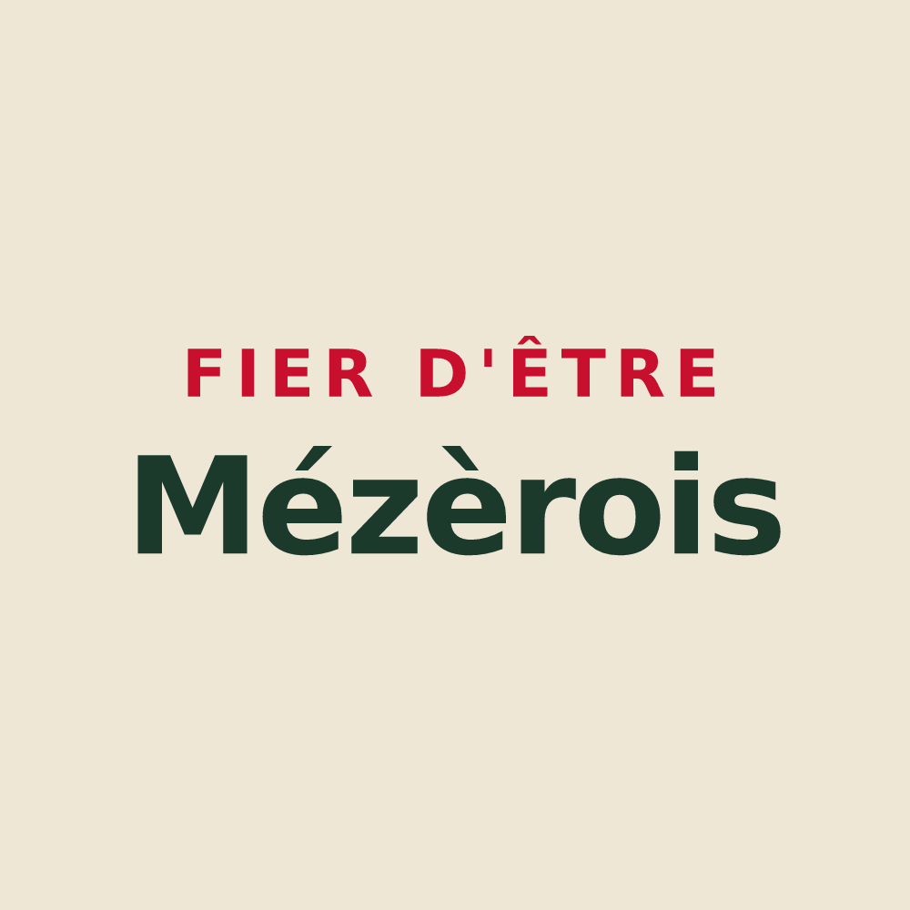 Tote bag « Fier d'être Mézèrois » — design pour Mézères
