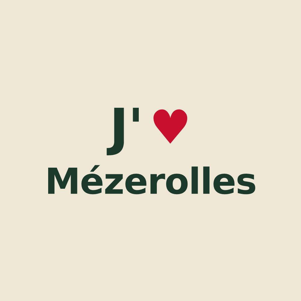 Tote bag personnalisé Mézerolles — design J'aime Mézerolles