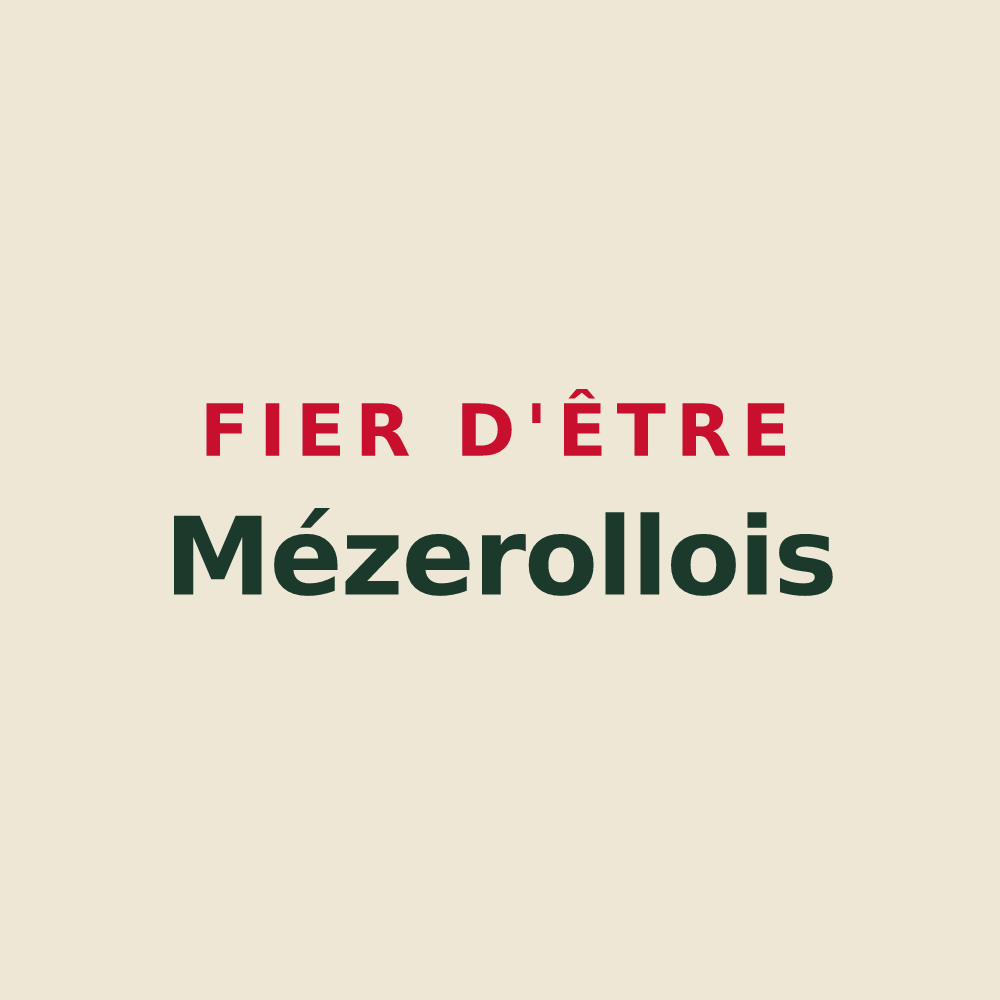 Tote bag « Fier d'être Mézerollois » — design pour Mézerolles