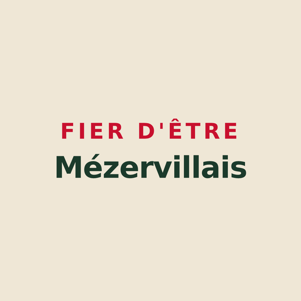 Tote bag « Fier d'être Mézervillais » — design pour Mézerville