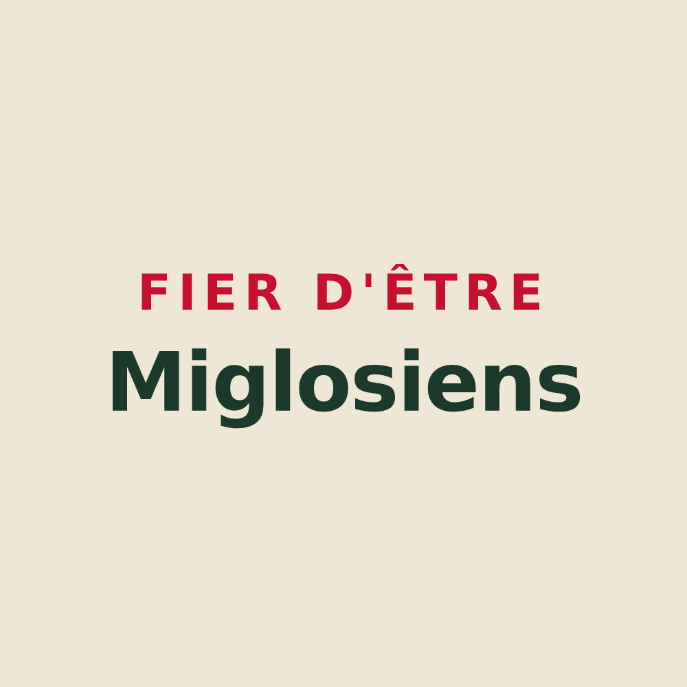 Tote bag « Fier d'être Miglosiens » — design pour Miglos