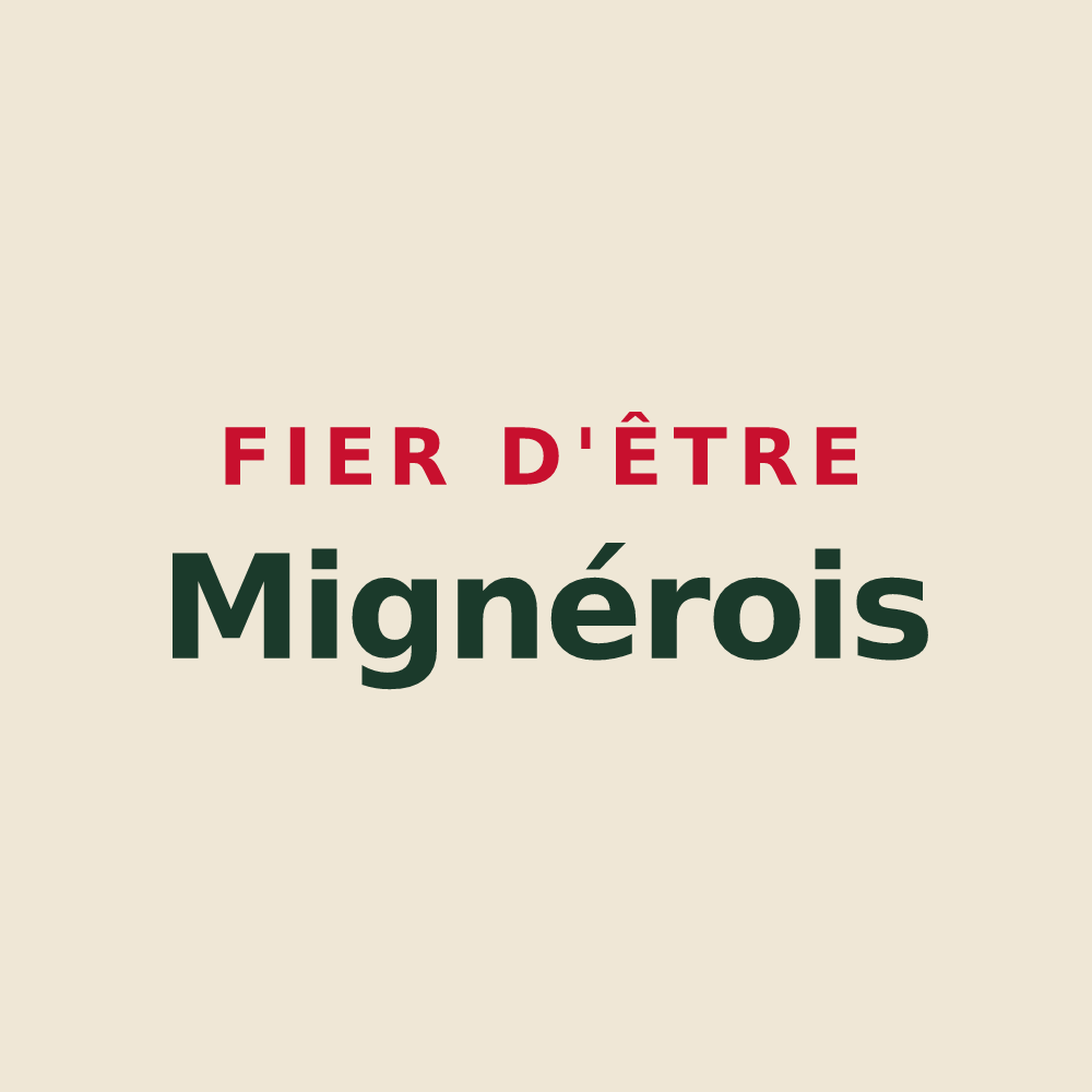 Tote bag « Fier d'être Mignérois » — design pour Mignères