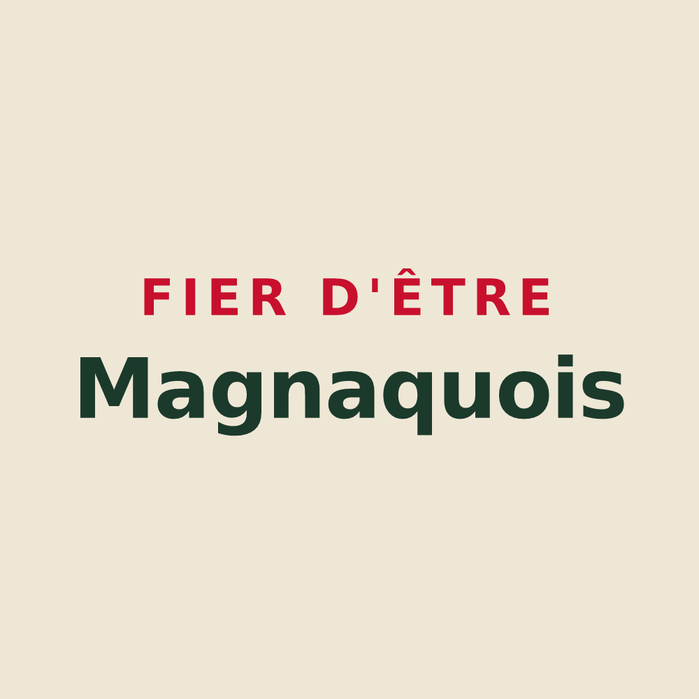 Tote bag « Fier d'être Magnaquois » — design pour Migny