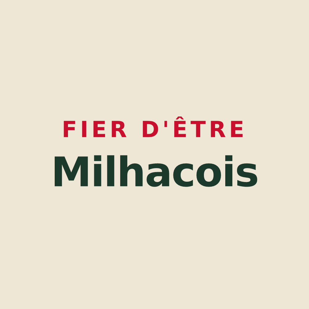 Tote bag « Fier d'être Milhacois » — design pour Milhac-de-Nontron