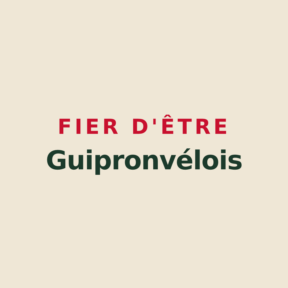 Tote bag « Fier d'être Guipronvélois » — design pour Milizac-Guipronvel