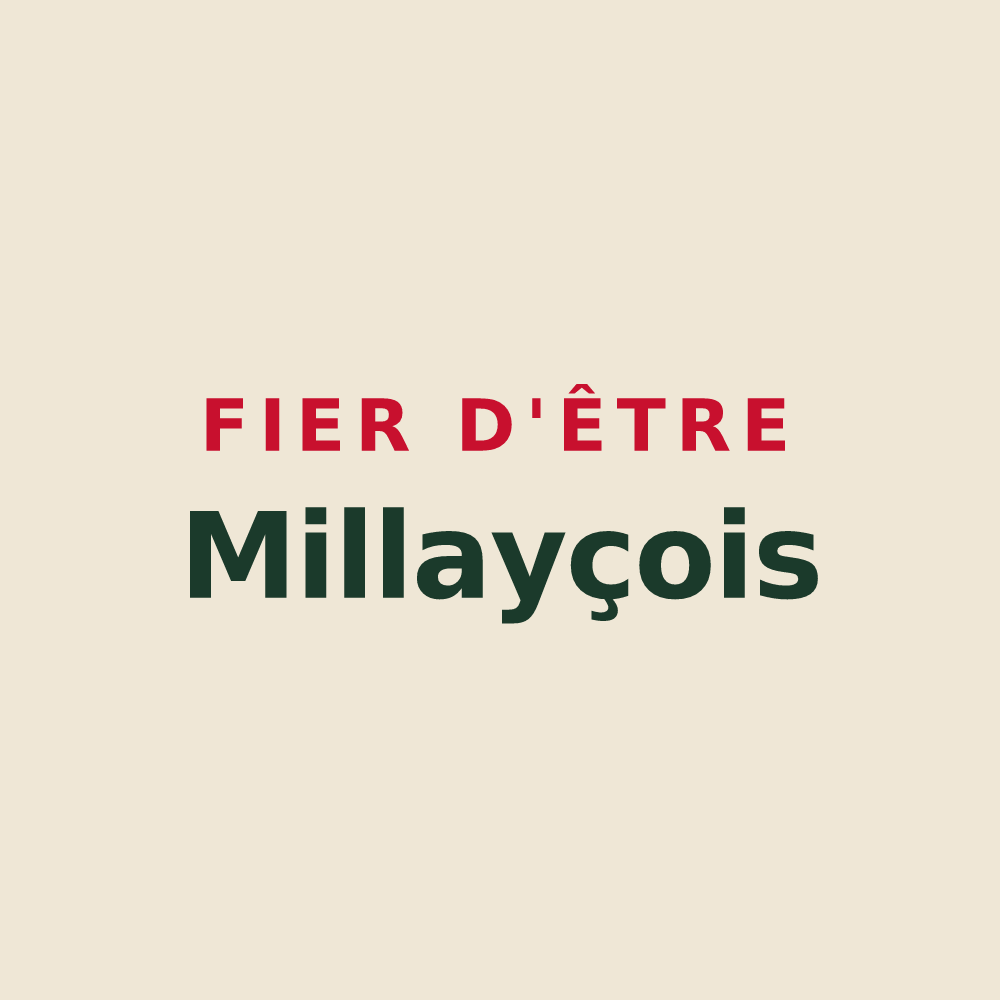 Tote bag « Fier d'être Millayçois » — design pour Millay