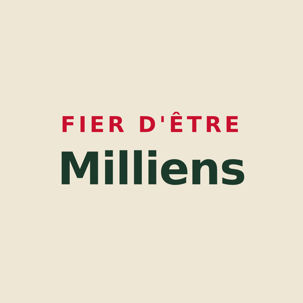 Tote bag « Fier d'être Milliens » — design pour Milly-sur-Thérain
