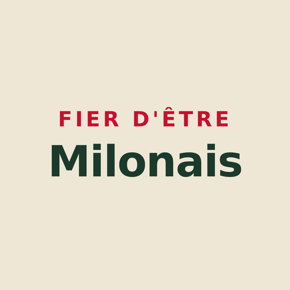 Tote bag « Fier d'être Milonais » — design pour Milon-la-Chapelle