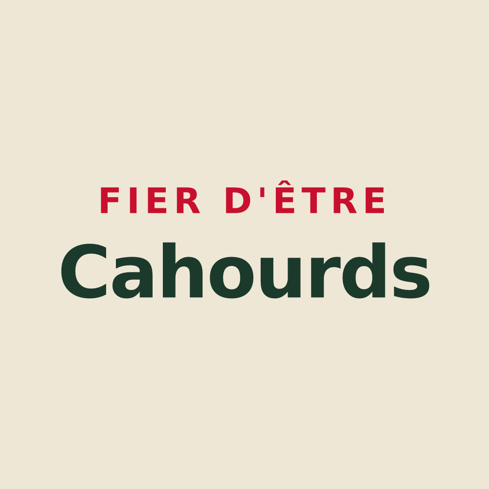 Tote bag « Fier d'être Cahourds » — design pour Minaucourt-le-Mesnil-lès-Hurlus