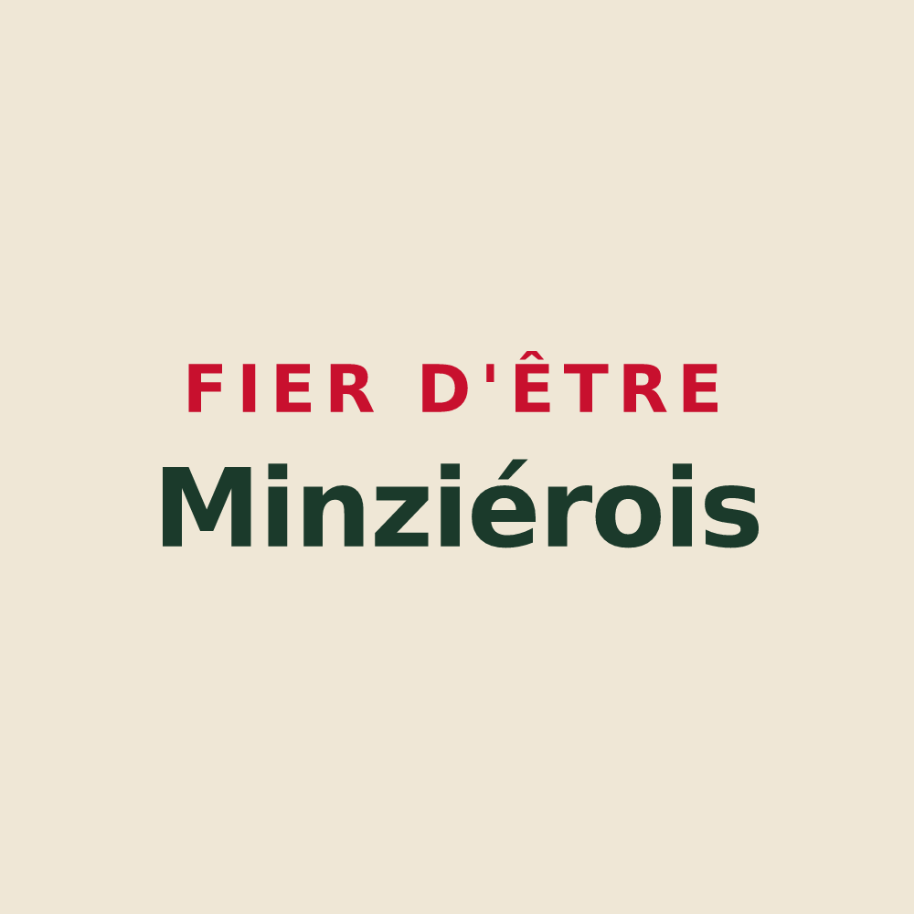 Tote bag « Fier d'être Minziérois » — design pour Minzier