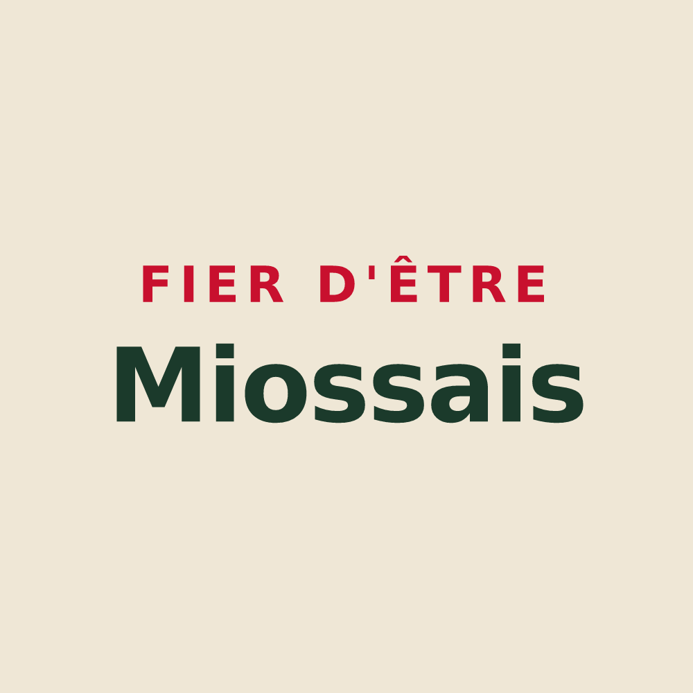 Tote bag « Fier d'être Miossais » — design pour Mios