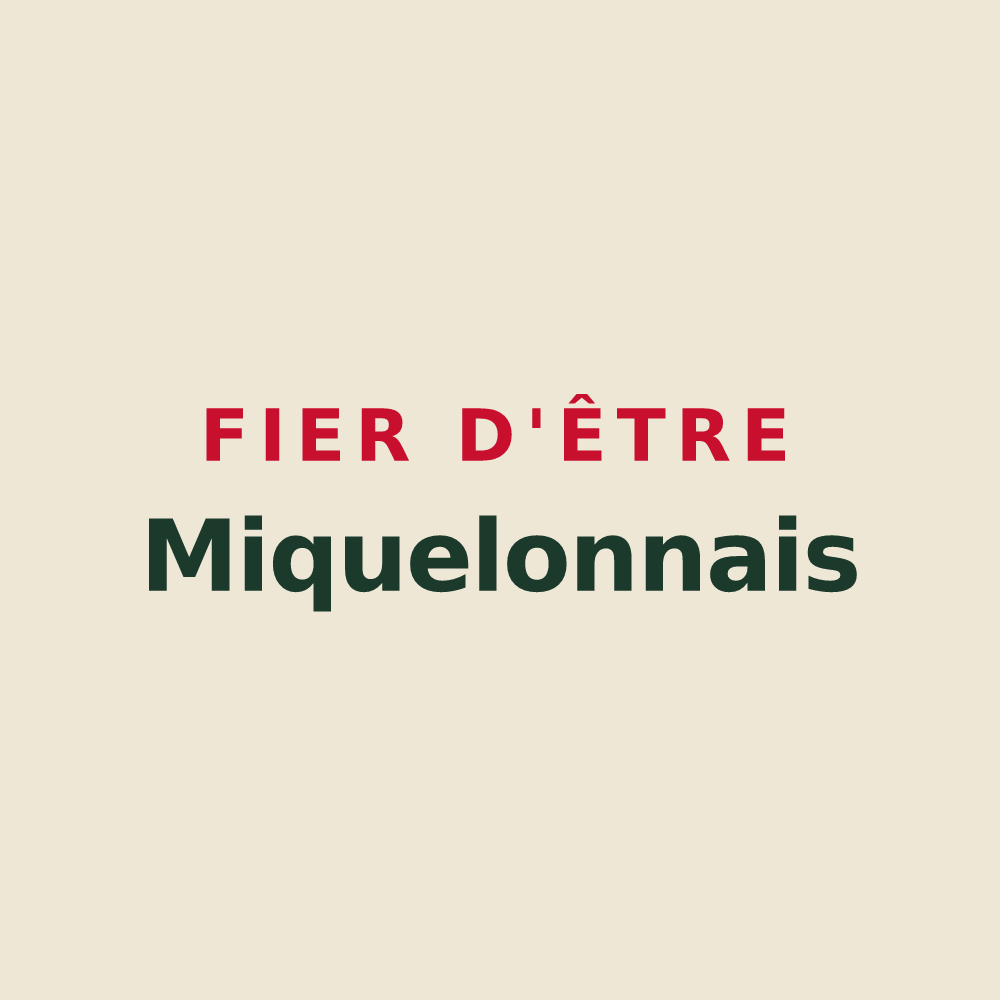 Tote bag « Fier d'être Miquelonnais » — design pour Miquelon-Langlade