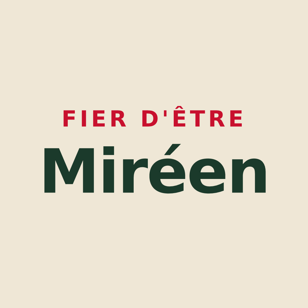 Tote bag « Fier d'être Miréen » — design pour Miré