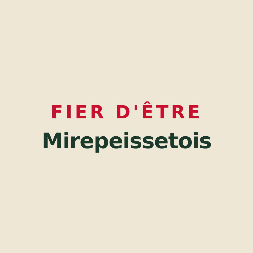 Tote bag « Fier d'être Mirepeissetois » — design pour Mirepeisset