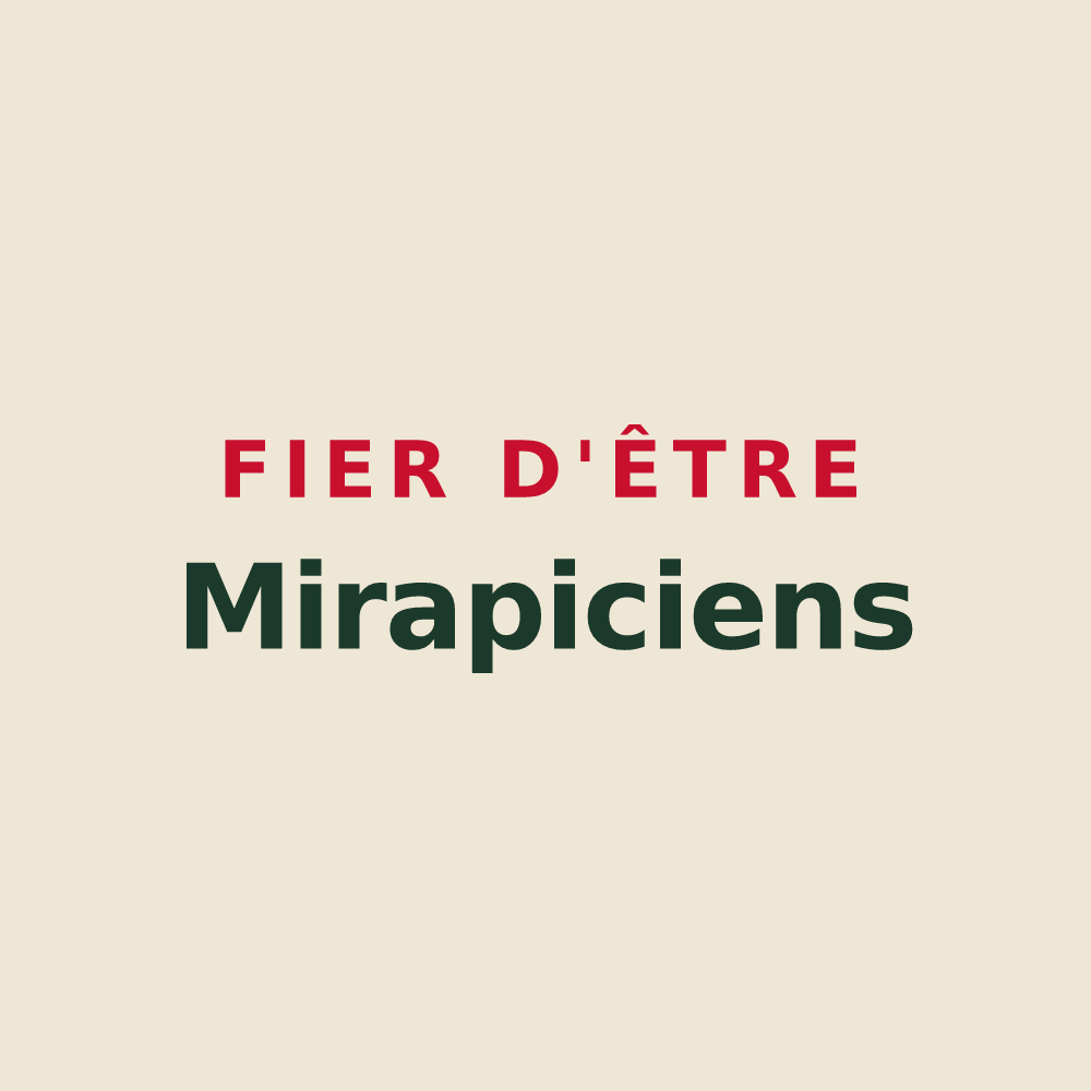 Tote bag « Fier d'être Mirapiciens » — design pour Mirepoix