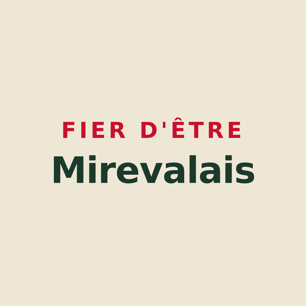 Tote bag « Fier d'être Mirevalais » — design pour Mireval