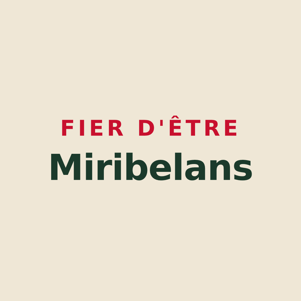 Tote bag « Fier d'être Miribelans » — design pour Miribel