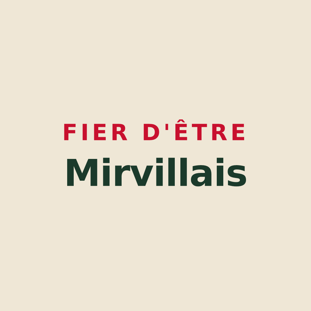 Tote bag « Fier d'être Mirvillais » — design pour Mirville