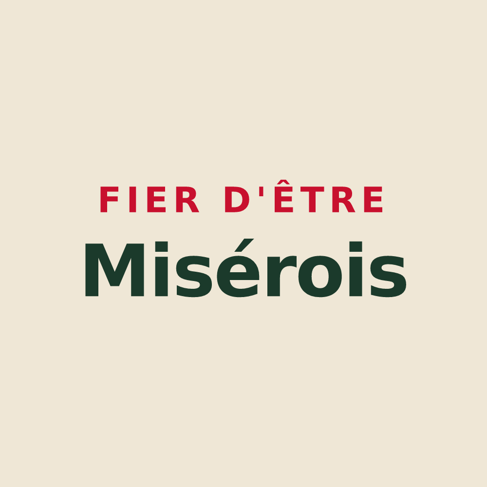 Tote bag « Fier d'être Misérois » — design pour Miserey