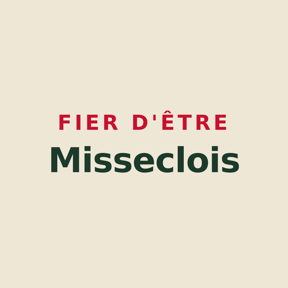 Tote bag « Fier d'être Misseclois » — design pour Missècle