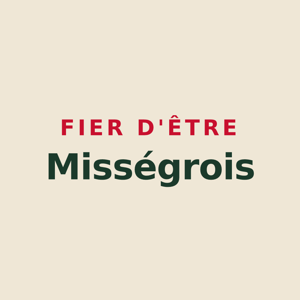 Tote bag « Fier d'être Misségrois » — design pour Missègre