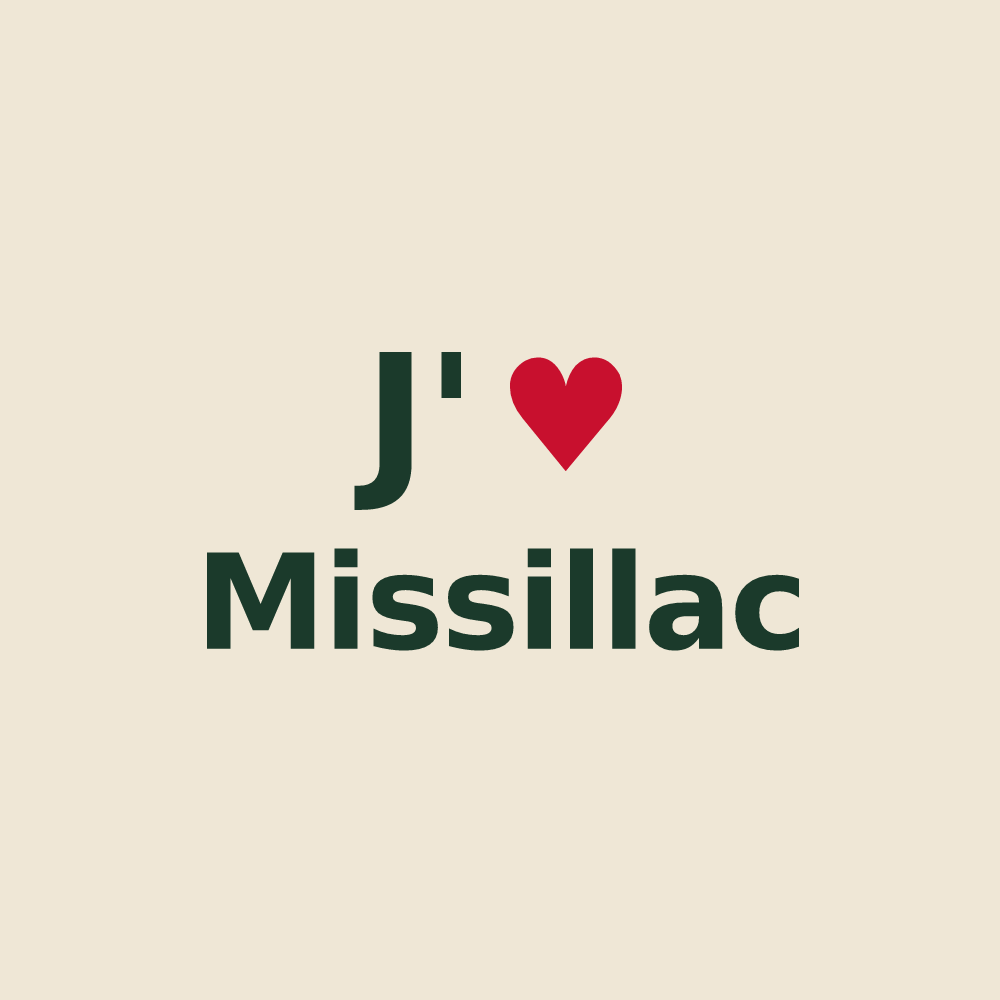 Tote bag personnalisé Missillac — design J'aime Missillac