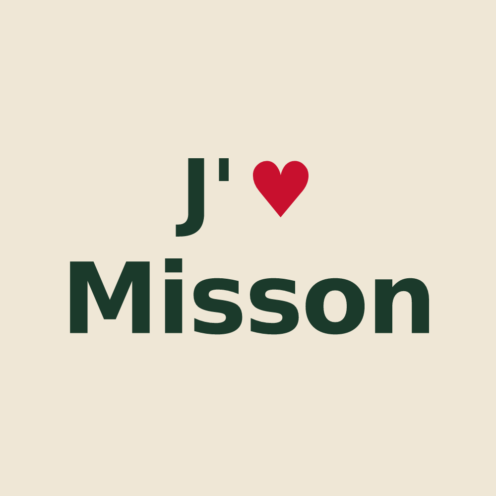 Tote bag personnalisé Misson — design J'aime Misson