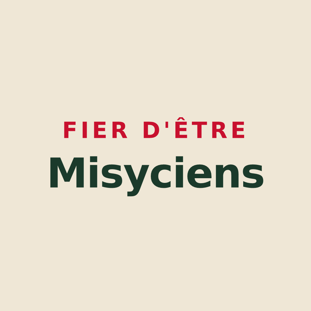 Tote bag « Fier d'être Misyciens » — design pour Misy-sur-Yonne