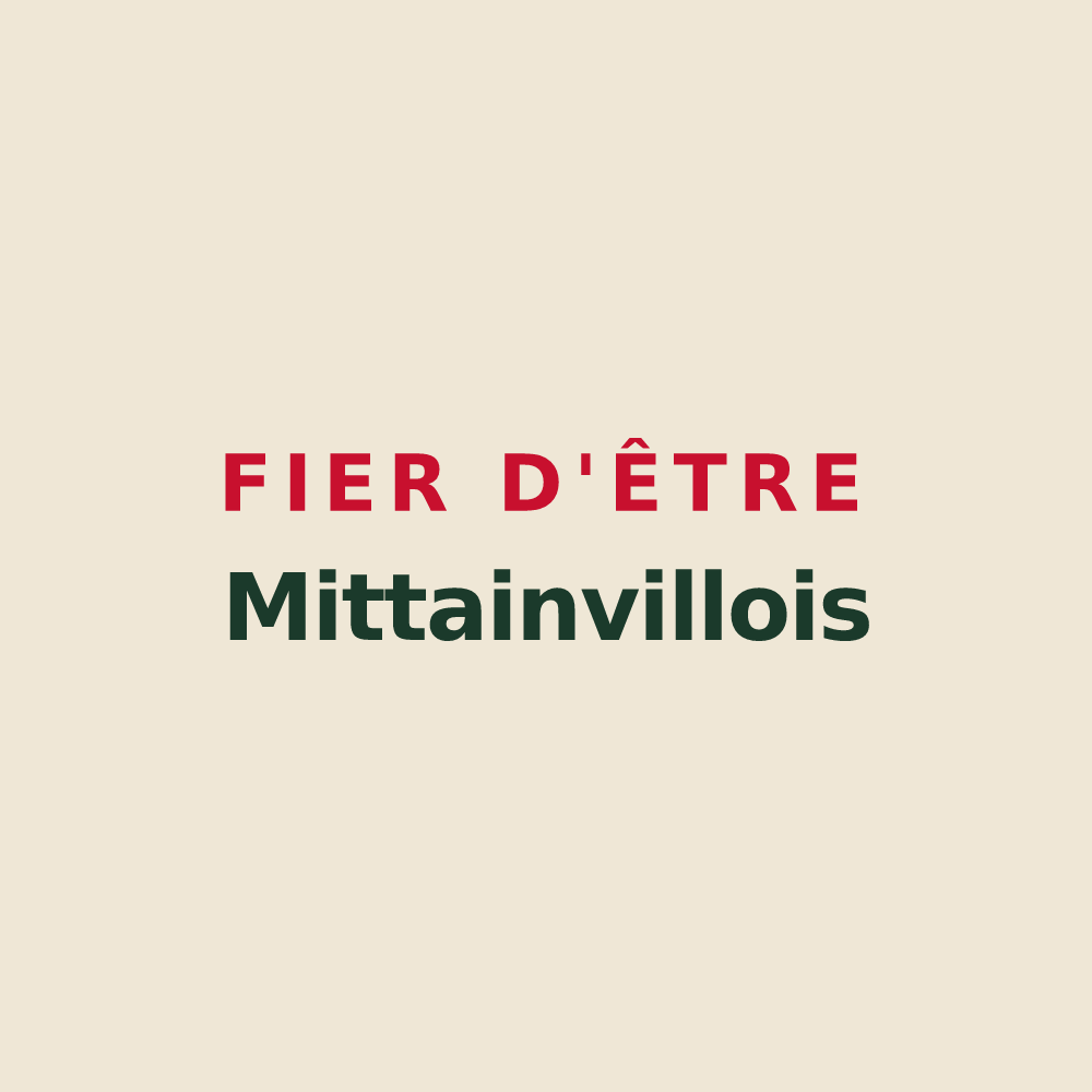 Tote bag « Fier d'être Mittainvillois » — design pour Mittainville