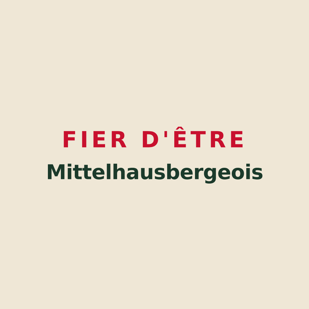 Tote bag « Fier d'être Mittelhausbergeois » — design pour Mittelhausbergen