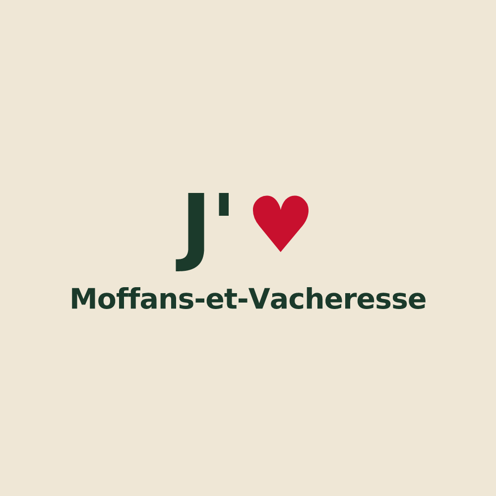 Tote bag personnalisé Moffans-et-Vacheresse — design J'aime Moffans-et-Vacheresse
