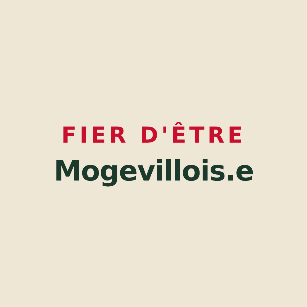 Tote bag « Fier d'être Mogevillois.e » — design pour Mogeville