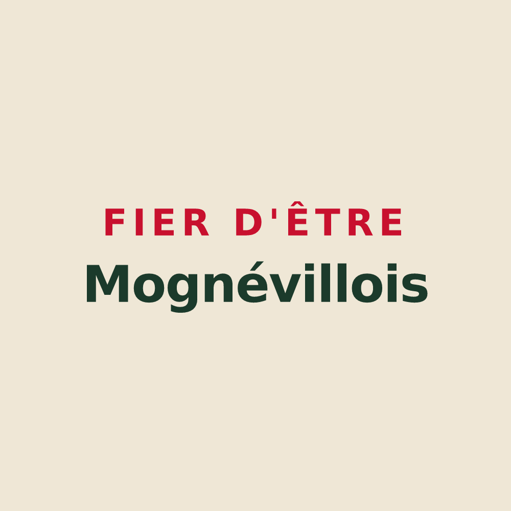 Tote bag « Fier d'être Mognévillois » — design pour Mognéville