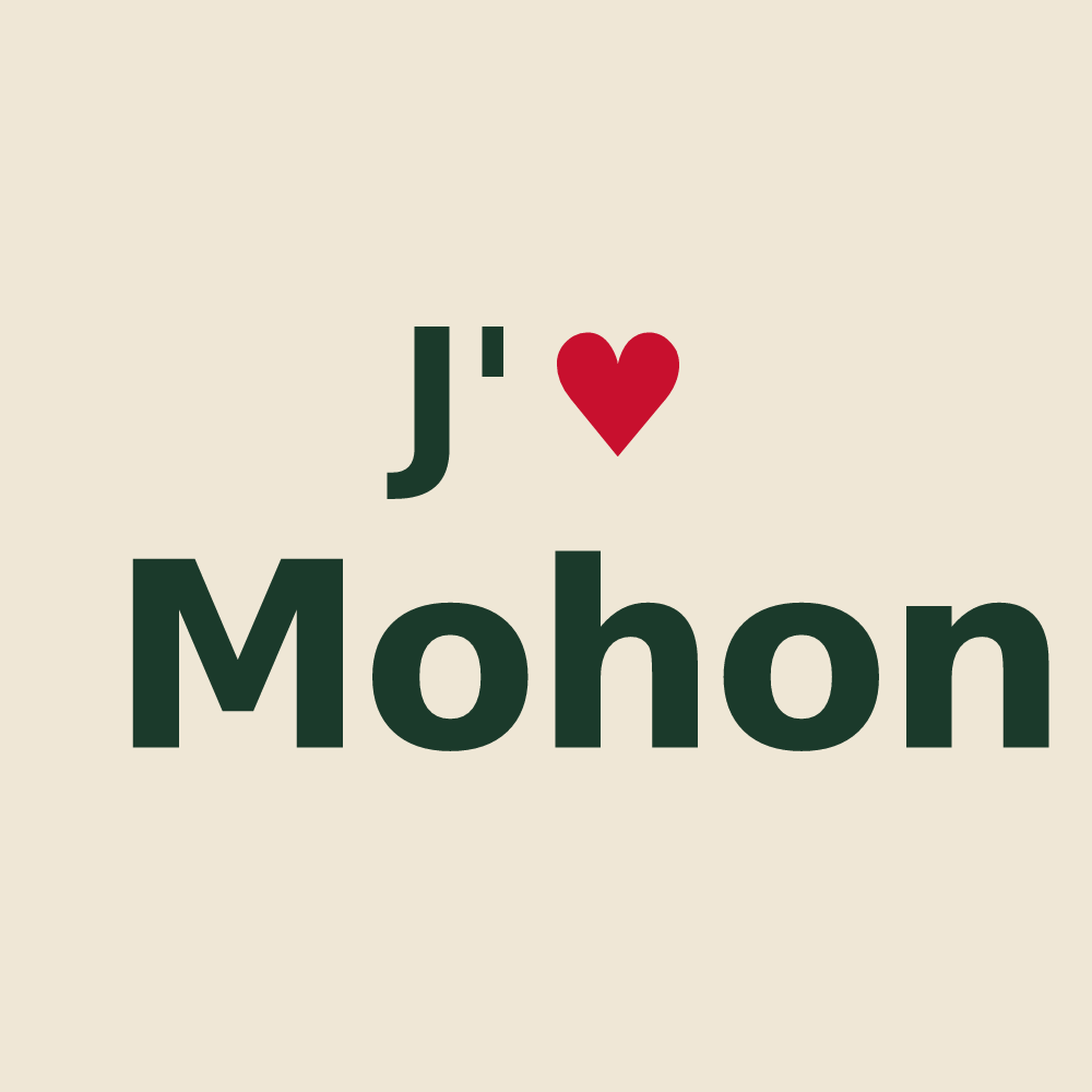 Tote bag personnalisé Mohon — design J'aime Mohon