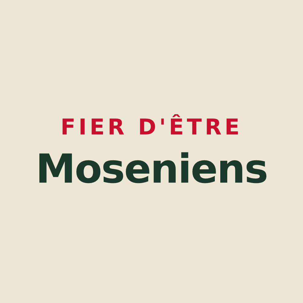 Tote bag « Fier d'être Moseniens » — design pour Moisenay