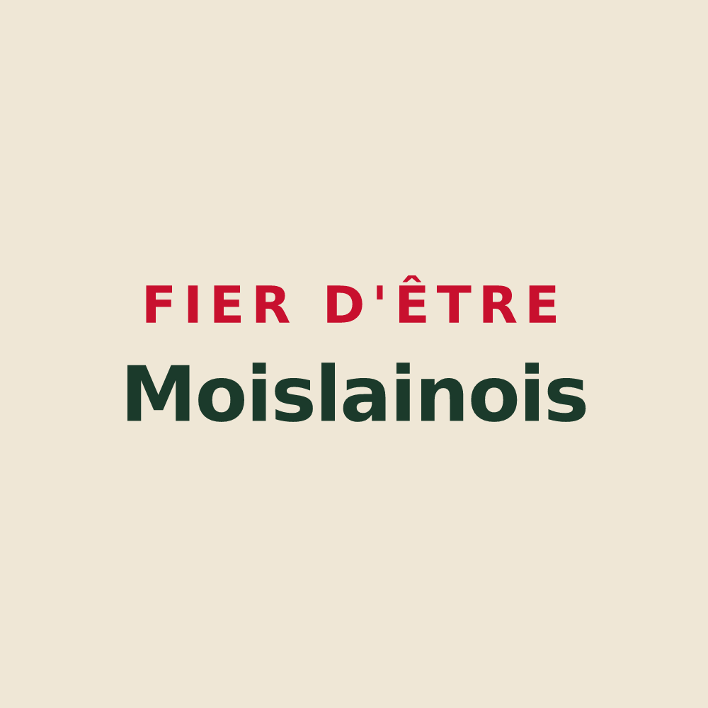 Tote bag « Fier d'être Moislainois » — design pour Moislains