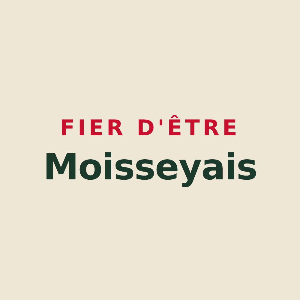 Tote bag « Fier d'être Moisseyais » — design pour Moissey